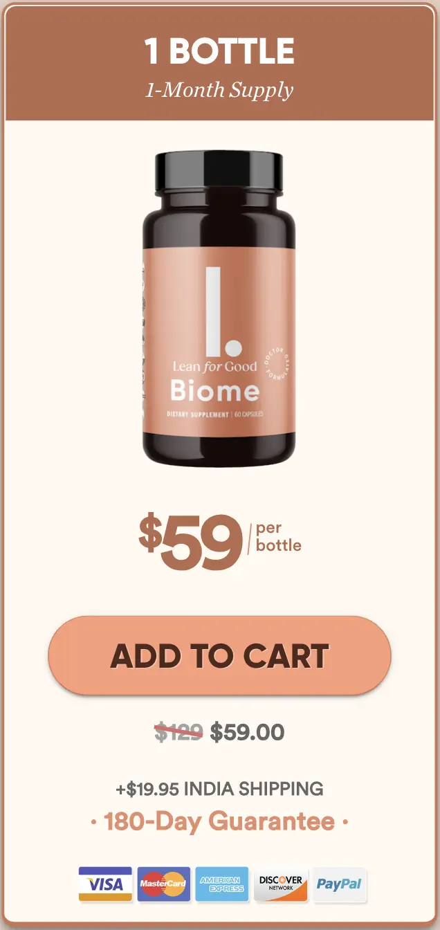 LeanBiome order one bottle